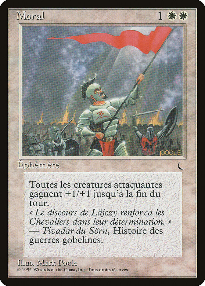 Morale (French) - "Moral" [Renaissance] MTG Single Magic: The Gathering    | Red Claw Gaming