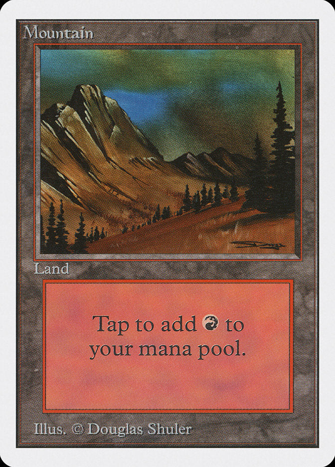 Mountain (299) [Unlimited Edition] MTG Single Magic: The Gathering    | Red Claw Gaming