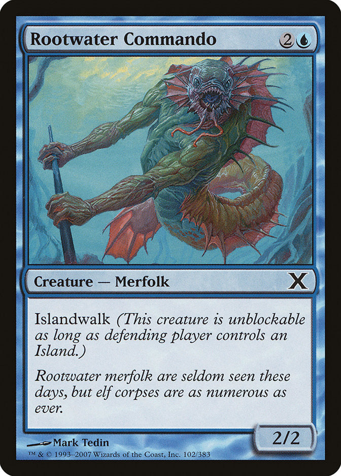 Rootwater Commando [Tenth Edition] MTG Single Magic: The Gathering    | Red Claw Gaming