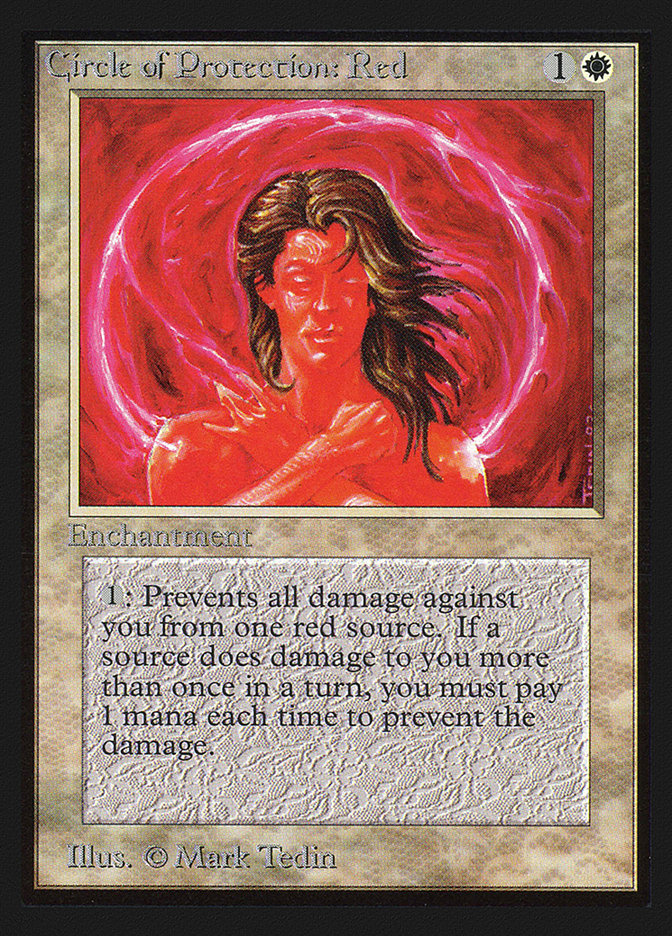 Circle of Protection: Red [Collectors' Edition] MTG Single Magic: The Gathering    | Red Claw Gaming