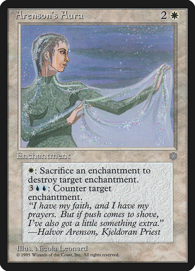 Arenson's Aura [Ice Age] MTG Single Magic: The Gathering    | Red Claw Gaming