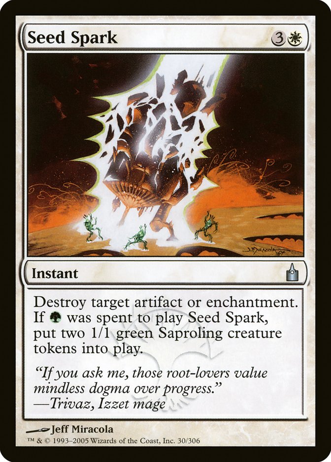 Seed Spark [Ravnica: City of Guilds] MTG Single Magic: The Gathering    | Red Claw Gaming