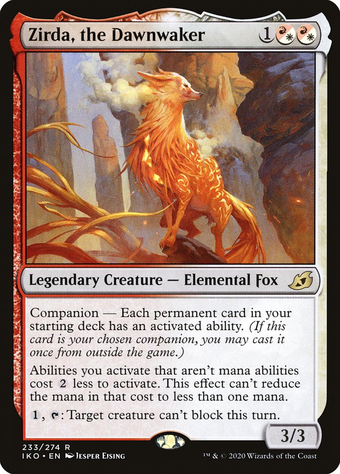 Zirda, the Dawnwaker [Ikoria: Lair of Behemoths] MTG Single Magic: The Gathering    | Red Claw Gaming