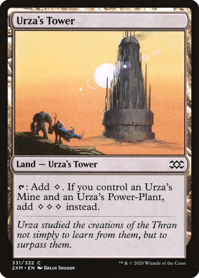 Urza's Tower [Double Masters] MTG Single Magic: The Gathering    | Red Claw Gaming