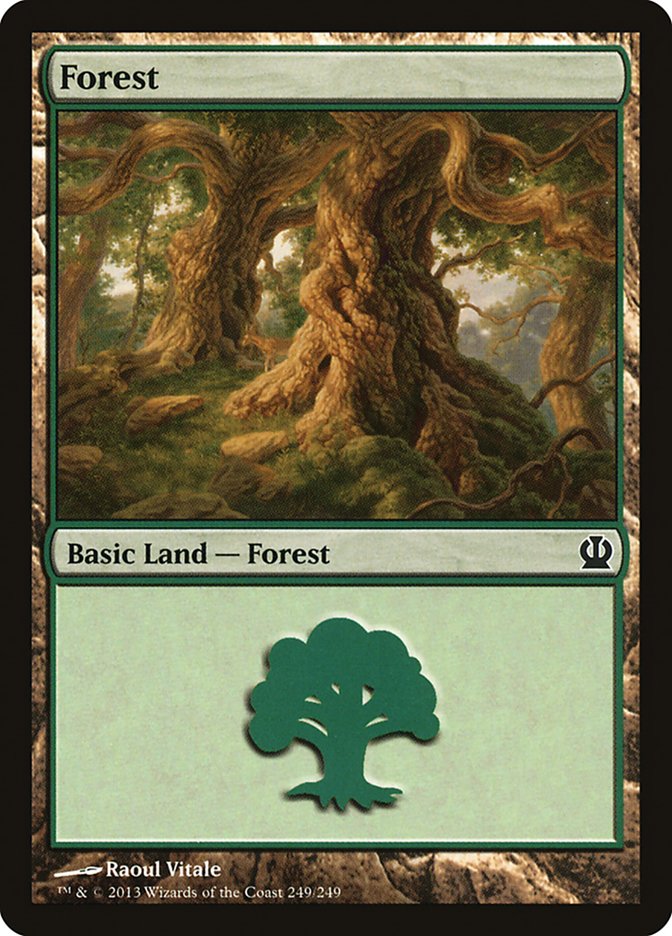 Forest (249) [Theros] MTG Single Magic: The Gathering    | Red Claw Gaming