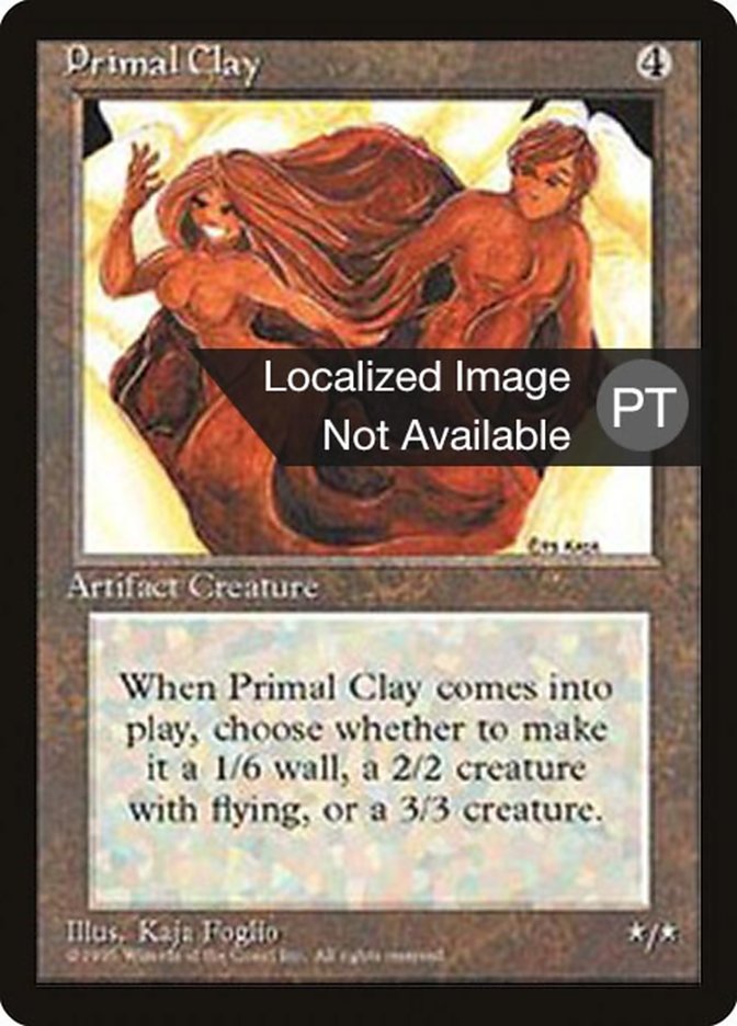 Primal Clay [Fourth Edition (Foreign Black Border)] MTG Single Magic: The Gathering    | Red Claw Gaming