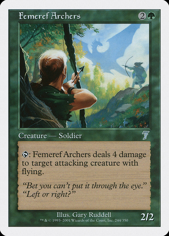 Femeref Archers [Seventh Edition] MTG Single Magic: The Gathering    | Red Claw Gaming