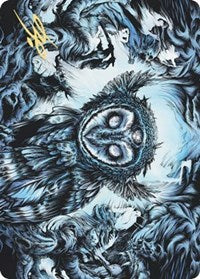 Vega, the Watcher Art Card (Gold-Stamped Signature) [Kaldheim Art Series] MTG Single Magic: The Gathering    | Red Claw Gaming