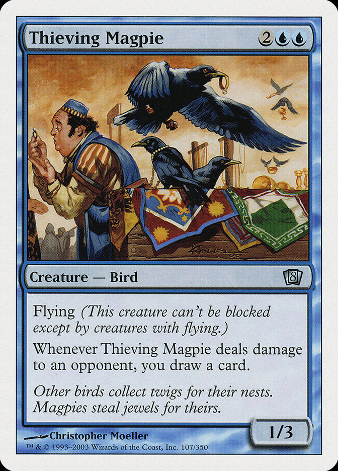 Thieving Magpie [Eighth Edition] MTG Single Magic: The Gathering    | Red Claw Gaming