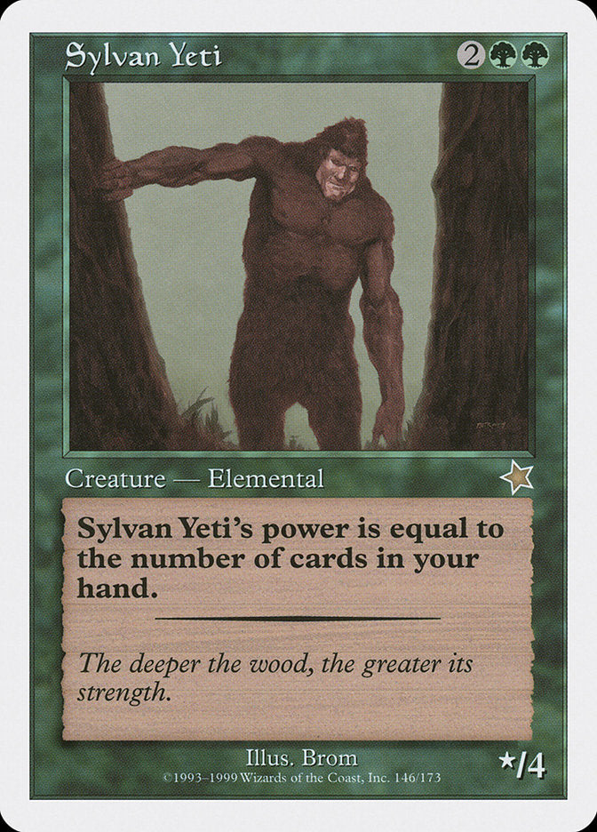 Sylvan Yeti [Starter 1999] MTG Single Magic: The Gathering    | Red Claw Gaming