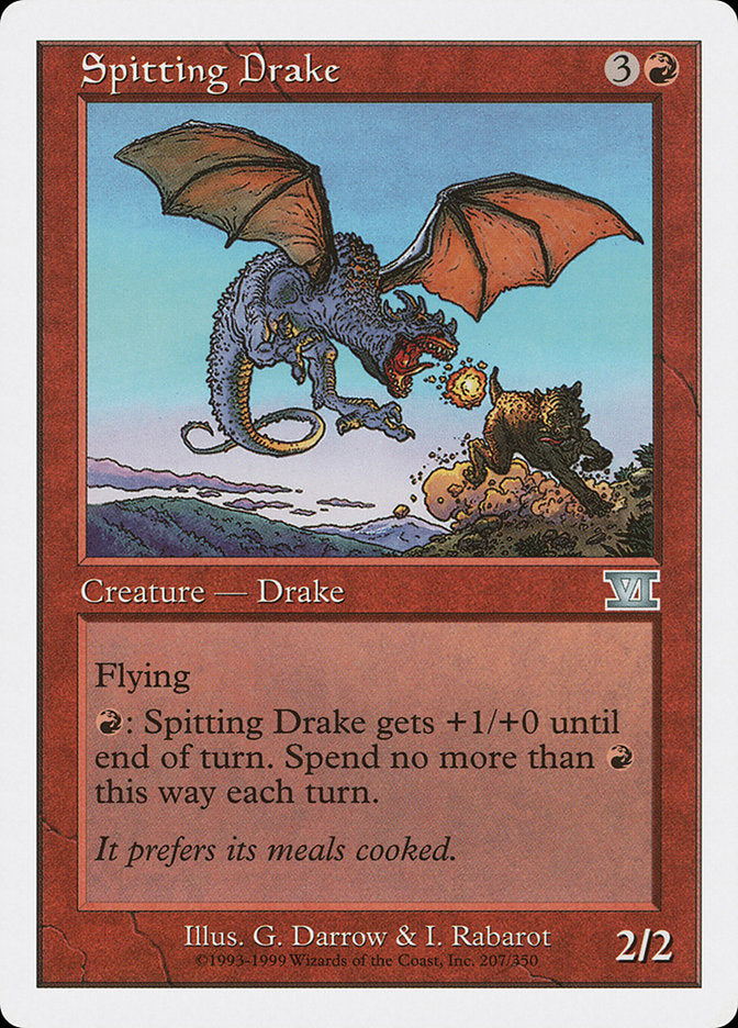 Spitting Drake [Classic Sixth Edition] MTG Single Magic: The Gathering    | Red Claw Gaming