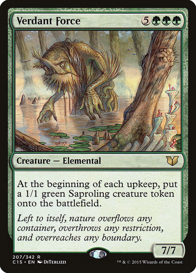 Verdant Force [Commander 2015] MTG Single Magic: The Gathering    | Red Claw Gaming
