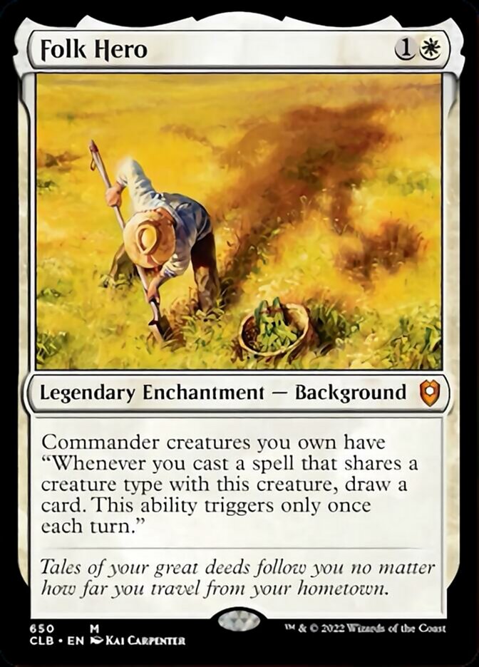 Folk Hero [Commander Legends: Battle for Baldur's Gate] MTG Single Magic: The Gathering    | Red Claw Gaming