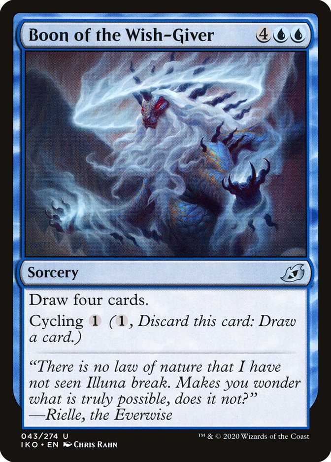 Boon of the Wish-Giver [Ikoria: Lair of Behemoths] MTG Single Magic: The Gathering    | Red Claw Gaming