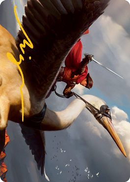 Rem Karolus, Stalwart Slayer Art Card (Gold-Stamped Signature) [Innistrad: Midnight Hunt Art Series] MTG Single Magic: The Gathering    | Red Claw Gaming