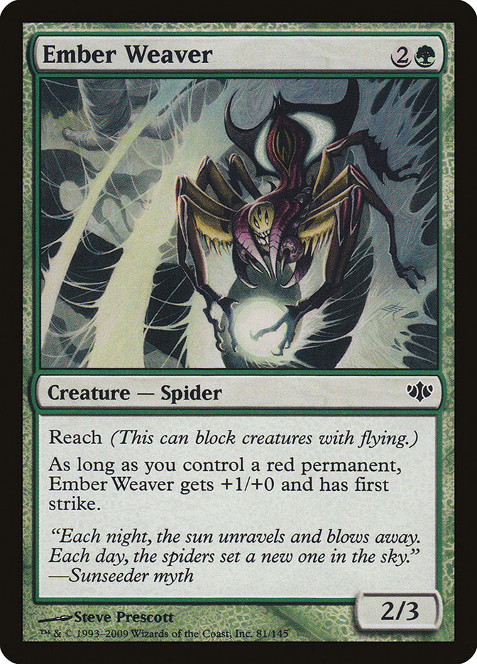 Ember Weaver [Conflux] MTG Single Magic: The Gathering    | Red Claw Gaming