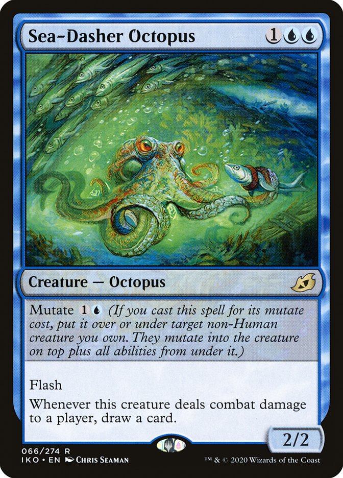 Sea-Dasher Octopus [Ikoria: Lair of Behemoths] MTG Single Magic: The Gathering    | Red Claw Gaming