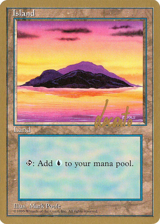 Island (ml368) (Michael Loconto) [Pro Tour Collector Set] MTG Single Magic: The Gathering    | Red Claw Gaming