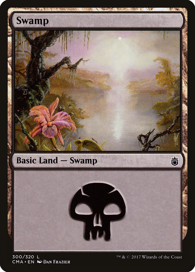 Swamp (300) [Commander Anthology] MTG Single Magic: The Gathering    | Red Claw Gaming