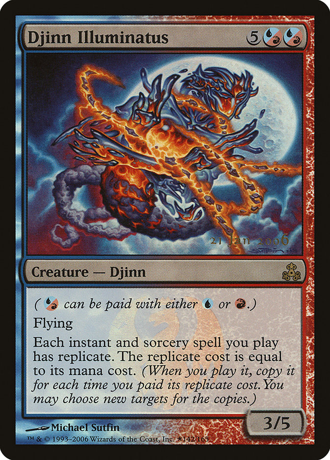 Djinn Illuminatus [Guildpact Promos] MTG Single Magic: The Gathering    | Red Claw Gaming