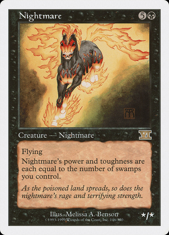 Nightmare [Classic Sixth Edition] MTG Single Magic: The Gathering    | Red Claw Gaming