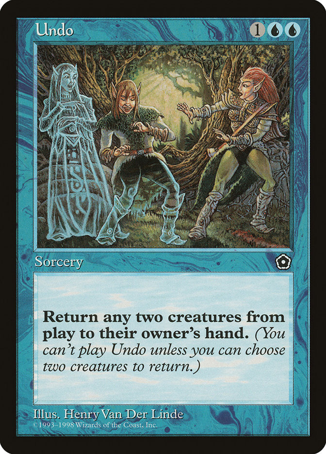 Undo [Portal Second Age] MTG Single Magic: The Gathering    | Red Claw Gaming