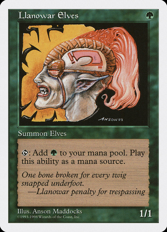 Llanowar Elves [Anthologies] MTG Single Magic: The Gathering    | Red Claw Gaming