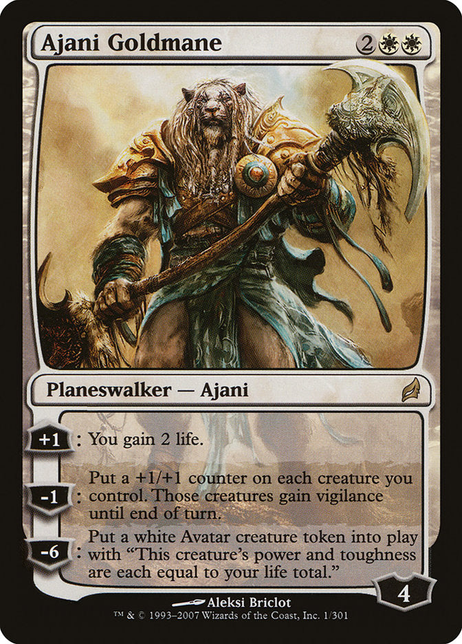 Ajani Goldmane [Lorwyn] MTG Single Magic: The Gathering    | Red Claw Gaming