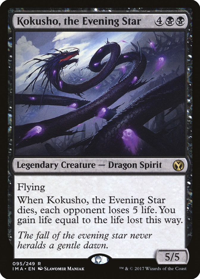 Kokusho, the Evening Star [Iconic Masters] MTG Single Magic: The Gathering    | Red Claw Gaming