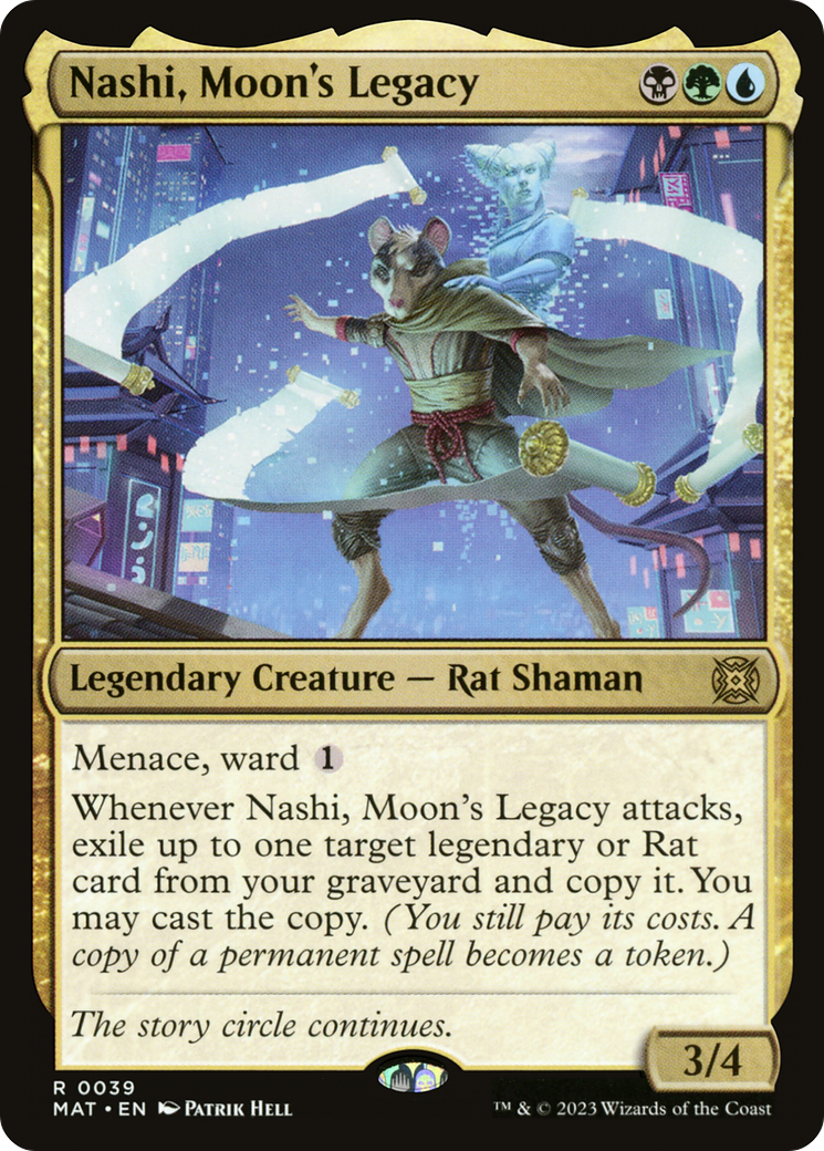 Nashi, Moon's Legacy [March of the Machine: The Aftermath] MTG Single Magic: The Gathering    | Red Claw Gaming