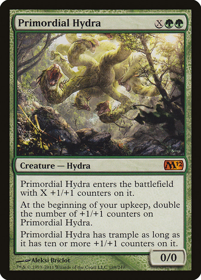 Primordial Hydra [Magic 2012] MTG Single Magic: The Gathering    | Red Claw Gaming