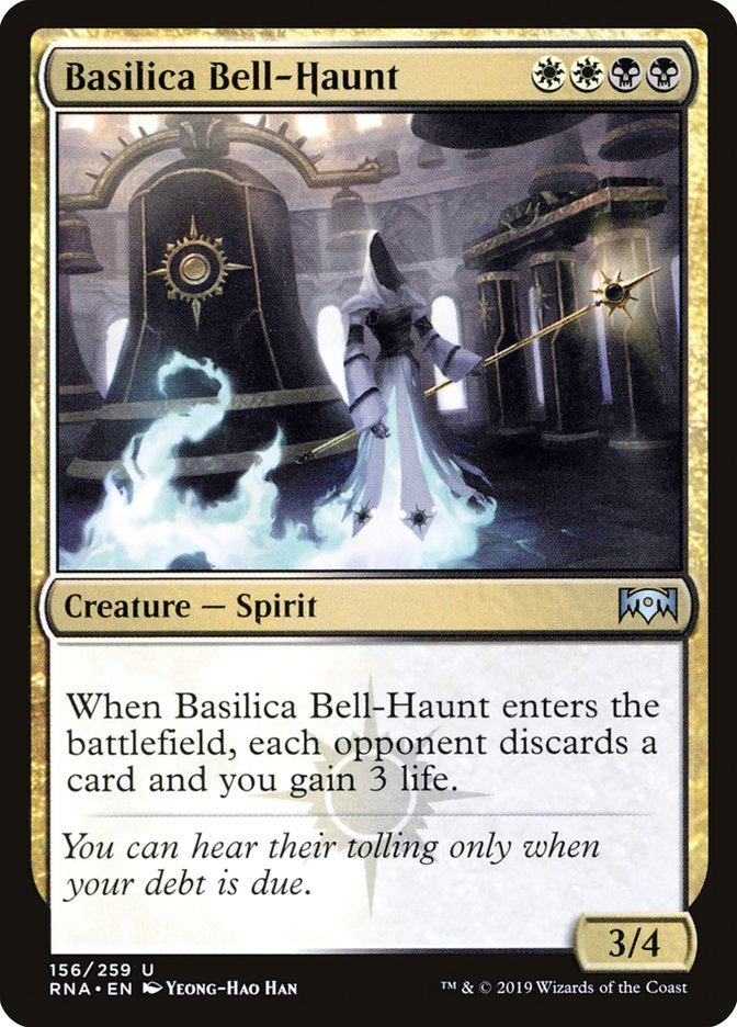 Basilica Bell-Haunt [Ravnica Allegiance] MTG Single Magic: The Gathering    | Red Claw Gaming