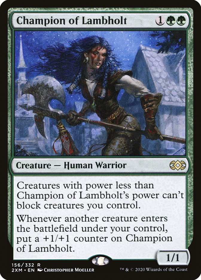 Champion of Lambholt [Double Masters] MTG Single Magic: The Gathering    | Red Claw Gaming
