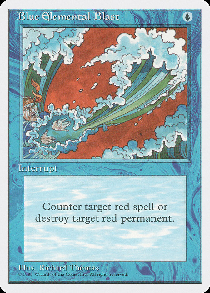 Blue Elemental Blast [Fourth Edition] MTG Single Magic: The Gathering    | Red Claw Gaming