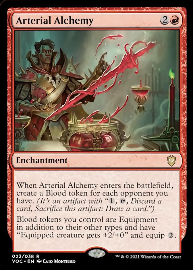 Arterial Alchemy [Innistrad: Crimson Vow Commander] MTG Single Magic: The Gathering    | Red Claw Gaming