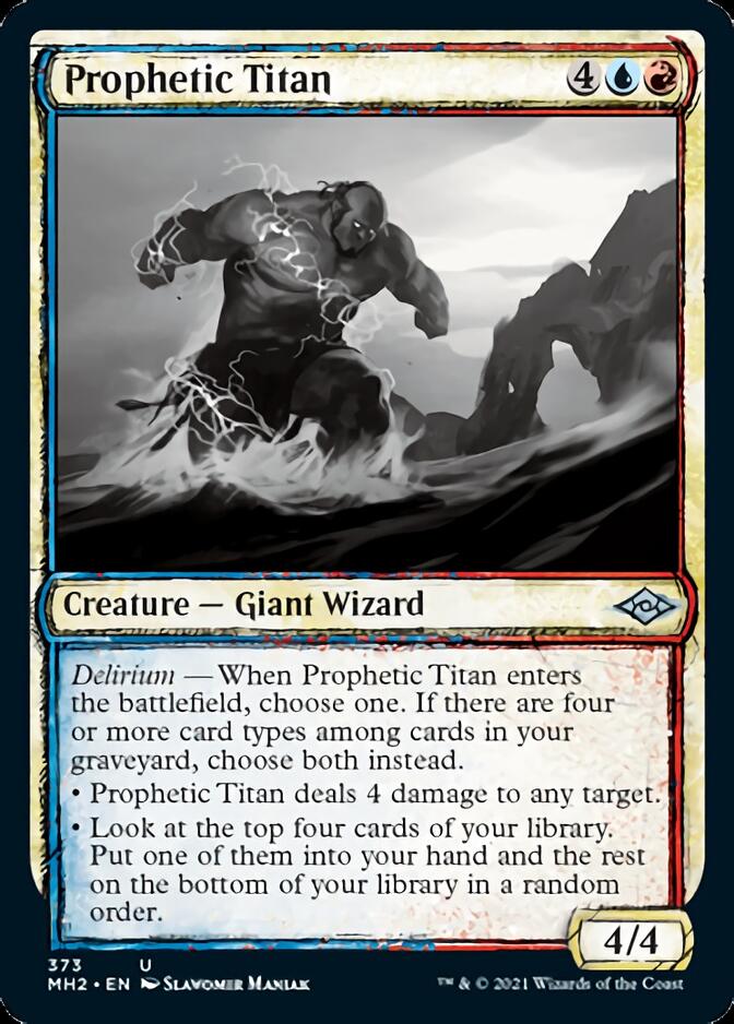 Prophetic Titan (Sketch) [Modern Horizons 2] MTG Single Magic: The Gathering    | Red Claw Gaming