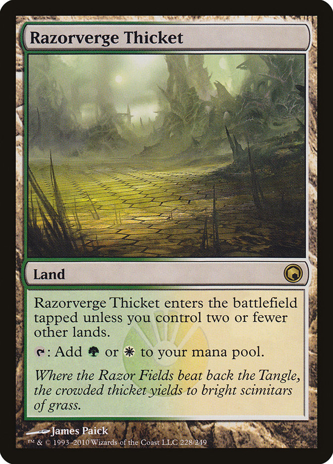 Razorverge Thicket [Scars of Mirrodin] MTG Single Magic: The Gathering    | Red Claw Gaming