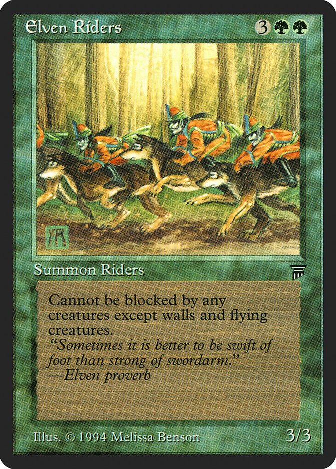 Elven Riders [Legends] MTG Single Magic: The Gathering    | Red Claw Gaming