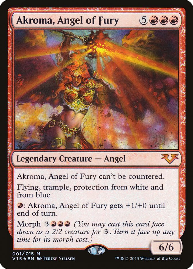 Akroma, Angel of Fury [From the Vault: Angels] MTG Single Magic: The Gathering    | Red Claw Gaming