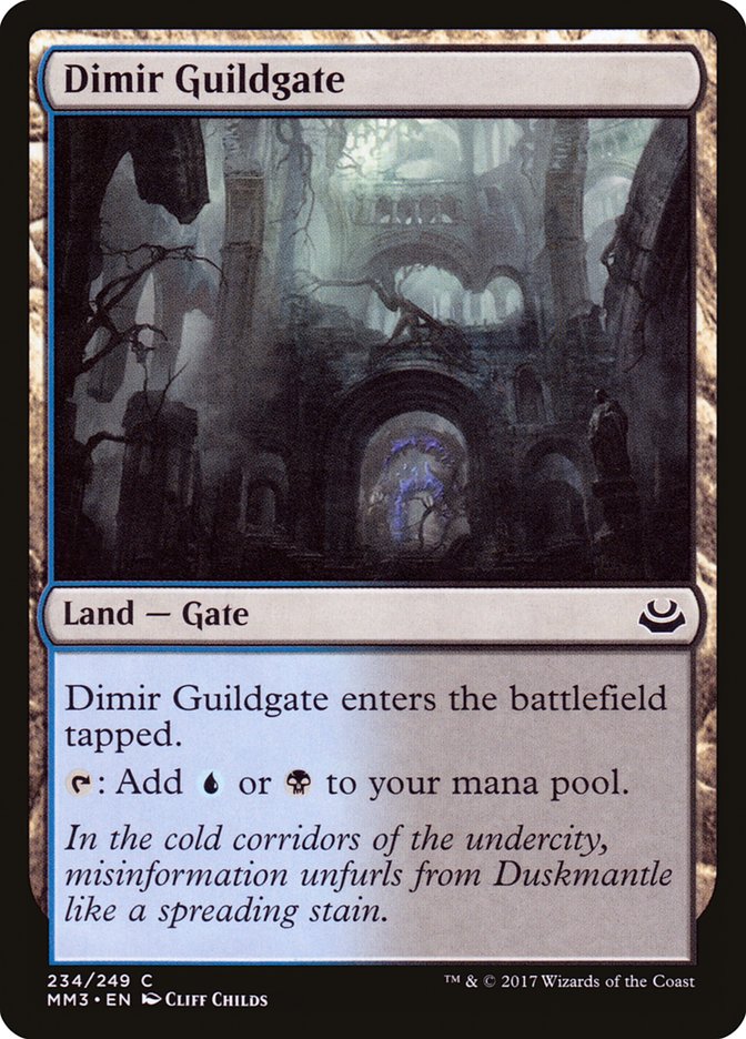 Dimir Guildgate [Modern Masters 2017] MTG Single Magic: The Gathering    | Red Claw Gaming