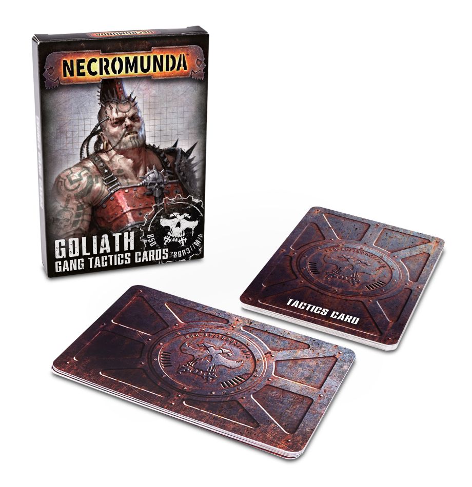 NECROMUNDA: GOLIATH GANG TACTICS CARDS Necromunda Games Workshop | Red Claw Gaming