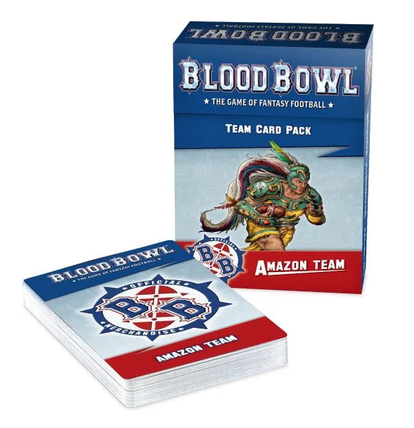 BLOOD BOWL: AMAZON TEAM CARD PACK Blood Bowl Games Workshop | Red Claw Gaming