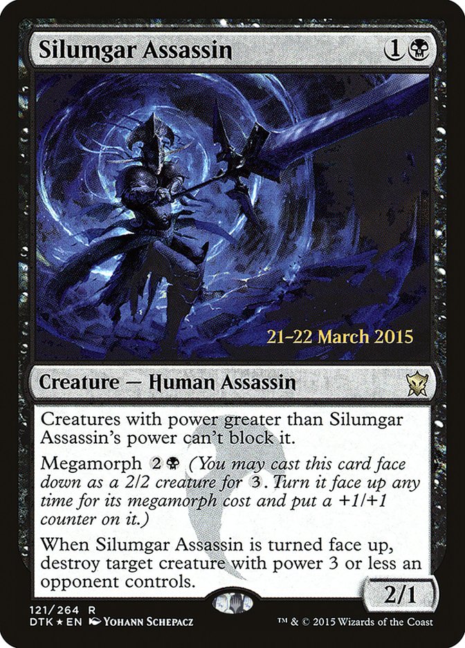 Silumgar Assassin [Dragons of Tarkir Prerelease Promos] MTG Single Magic: The Gathering    | Red Claw Gaming