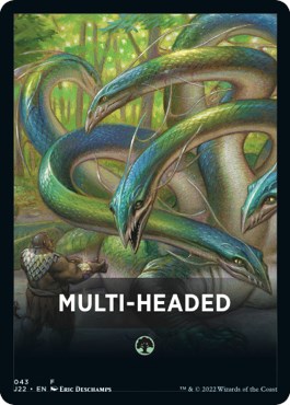 Multi-Headed Theme Card [Jumpstart 2022 Front Cards] MTG Single Magic: The Gathering    | Red Claw Gaming