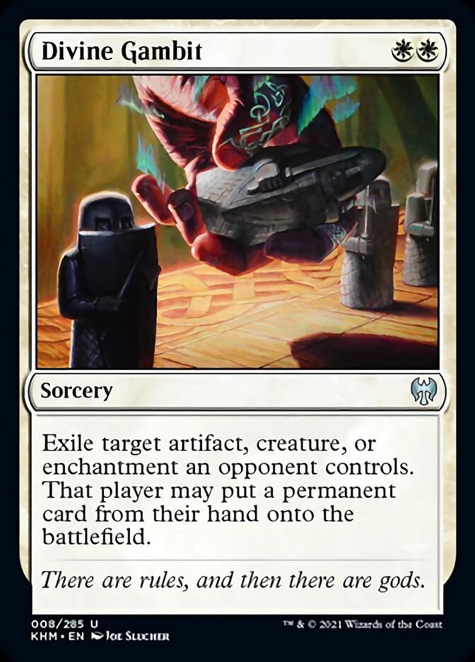 Divine Gambit [Kaldheim] MTG Single Magic: The Gathering    | Red Claw Gaming