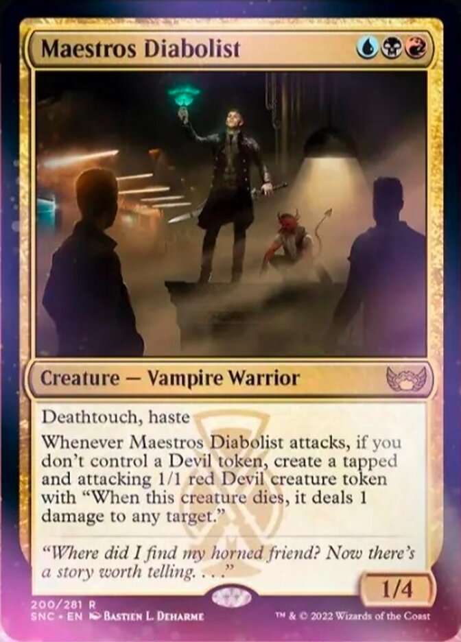 Maestros Diabolist [Streets of New Capenna] MTG Single Magic: The Gathering    | Red Claw Gaming