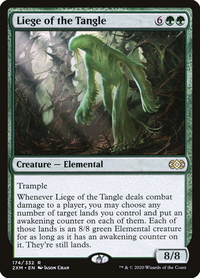 Liege of the Tangle [Double Masters] MTG Single Magic: The Gathering    | Red Claw Gaming