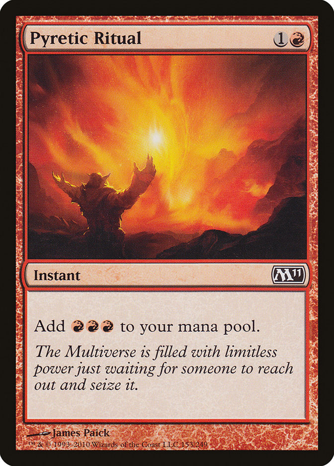 Pyretic Ritual [Magic 2011] MTG Single Magic: The Gathering    | Red Claw Gaming