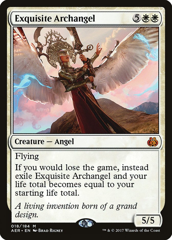 Exquisite Archangel [Aether Revolt] MTG Single Magic: The Gathering    | Red Claw Gaming