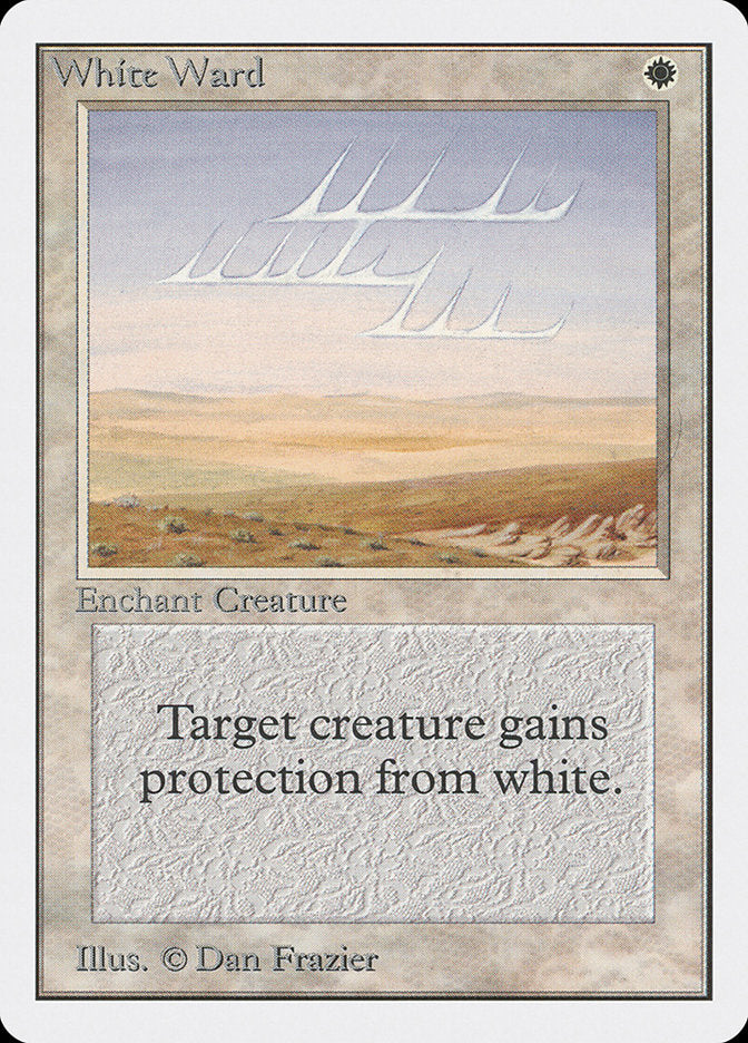 White Ward [Unlimited Edition] MTG Single Magic: The Gathering    | Red Claw Gaming